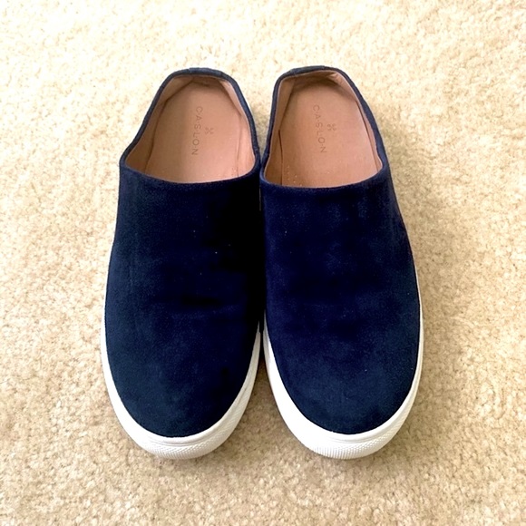 Caslon Shoes - Caslon Navy Suede Slip On Sneakers Size 6